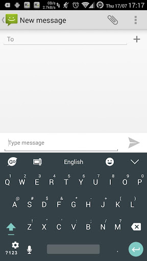 Droid theme for GO Keyboard