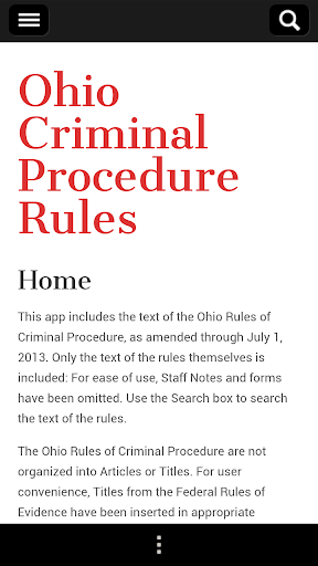 Ohio Criminal Procedure Rules