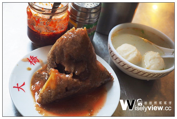 延三夜市(大橋頭必吃美食)@阿欉大橋頭肉粽&魚丸湯
