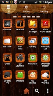 Free Download WoodPaper GO LauncherEX Theme APK