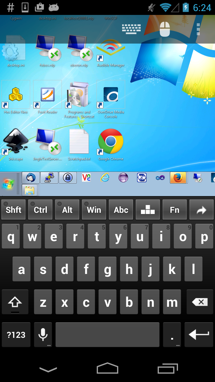 Remote Desktop Client Screen 3
