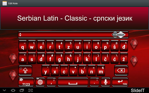 SlideIT Serbian Latin Classic