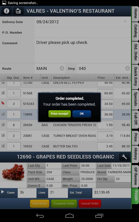 Electronic Order Pad Android Apps on Google Play