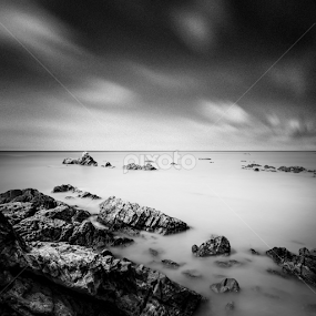 Pantai Linsuk by Abi Danial - Black & White Landscapes