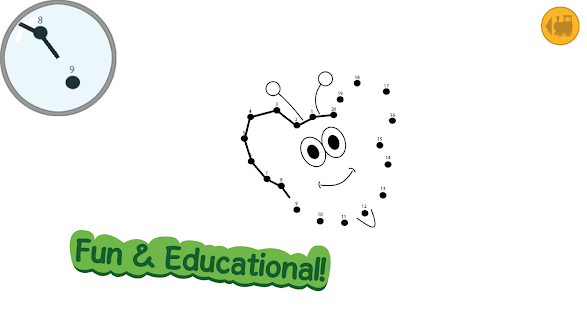 Kinder Verbinde Punkte Spiel Screen 2