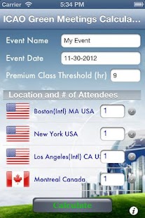 Lastest ICAO Green Meetings Calculator APK for Android