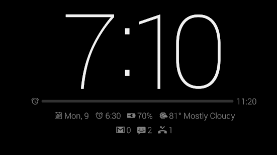 Dock Clock Plus (Night/Desk) - screenshot thumbnail