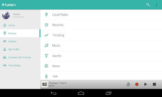 TuneIn Radio Pro - screenshot thumbnail