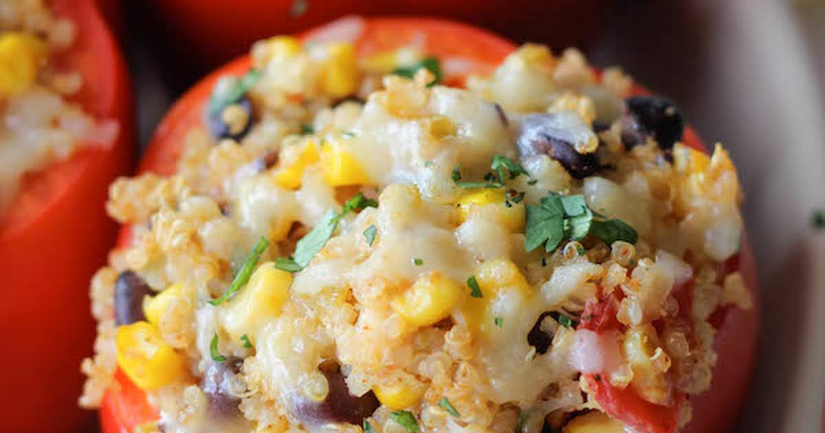 Stuffed Bell Peppers without Meat Recipes Yummly