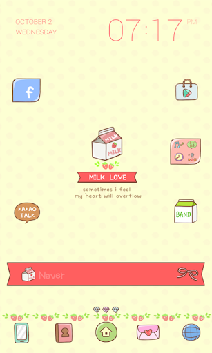 Milk Love Dodol Theme