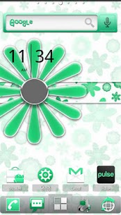 Free ADW Theme MissDroid Minty APK for Android