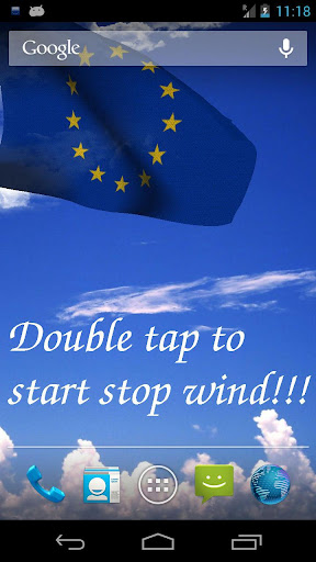 3D EU Flag Live Wallpaper