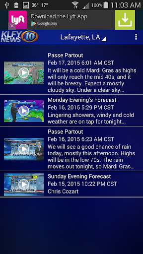 【免費天氣App】KLFY Wx Tracker-APP點子