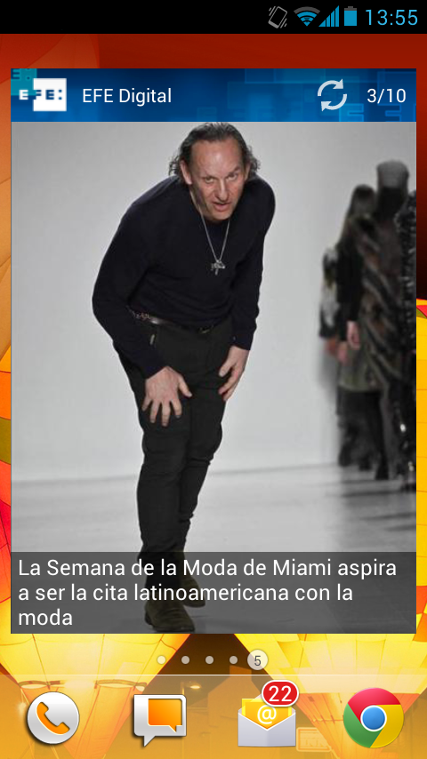   EFE Digital noticias: captura de pantalla 