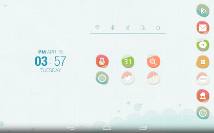 Blue Pastel Atom theme poster 9