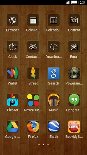 【免費生活App】Wood Line C Launcher Theme-APP點子