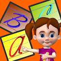 Cursive Upper Case ☺ Autism logo