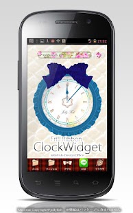 How to download フリルリボンの時計ウィジェット☆ブルー 1.0 mod apk for bluestacks