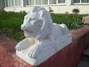 White Stone Lion