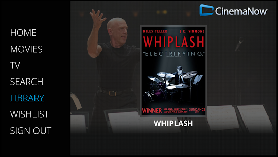 CinemaNow for Android TV Screenshots 0