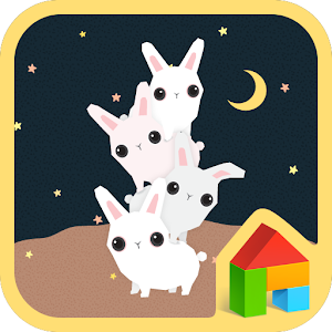 the moon rabbit dodol theme.apk 4.1