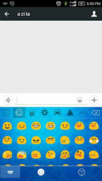 Porcelian Emoji Keyboard Theme poster 4