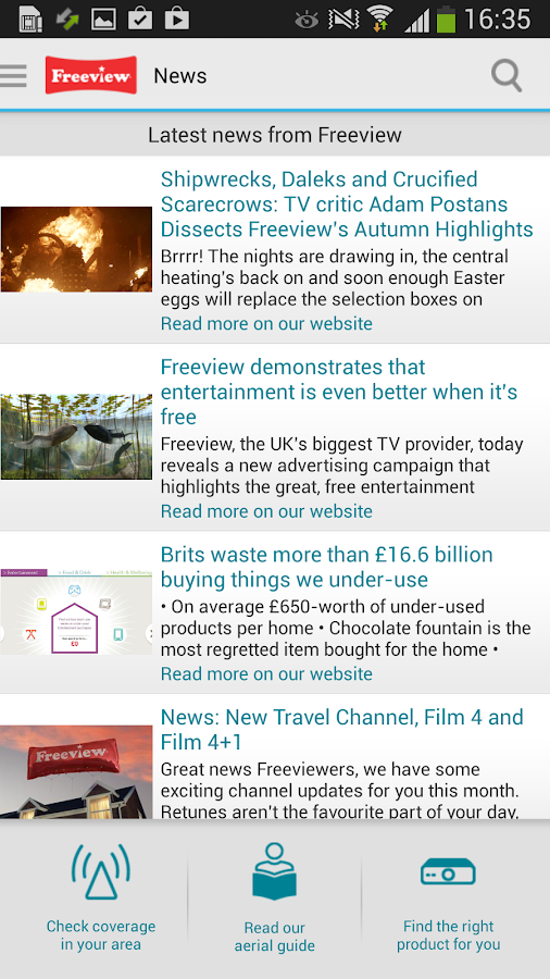 Freeview TV Guide Android Apps on Google Play