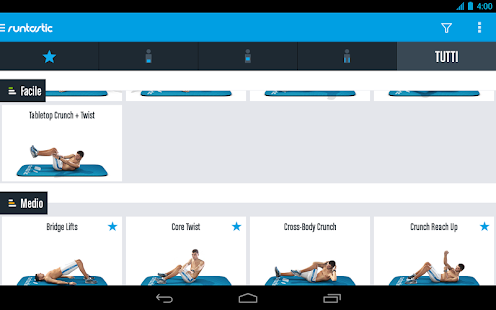 Runtastic Six Pack Addominali Screenshot