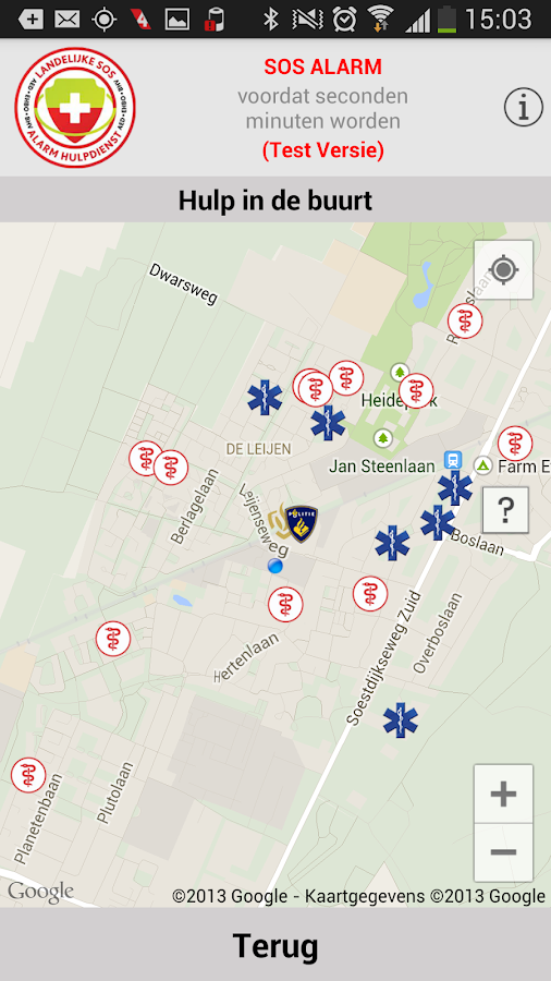 SOS ALARM - screenshot