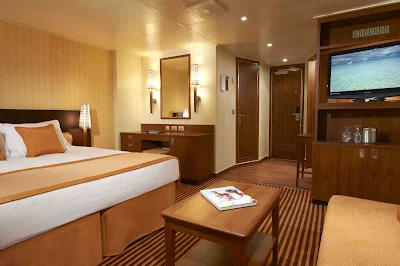 The Ocean Suite aboard Carnival Breeze gives you a large, luxurious space all your own while you sail the oceans blue.