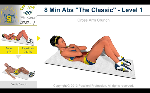 Download 8 Minutes Abs Workout For PC Windows and Mac apk screenshot 13