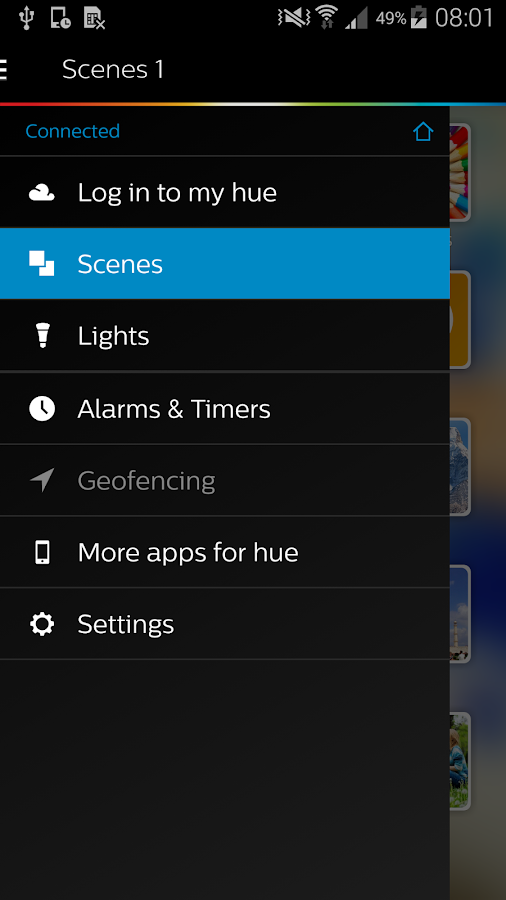   Philips Hue gen 1: captura de tela 
