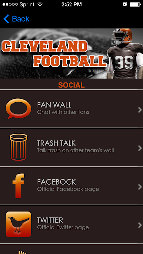 【免費運動App】Cleveland Football STREAM+-APP點子