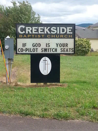 Creekside Baptist Church Sign