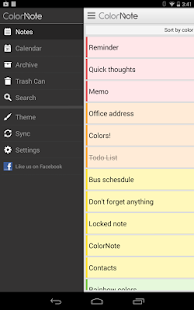 ColorNote Notepad Notes - screenshot thumbnail