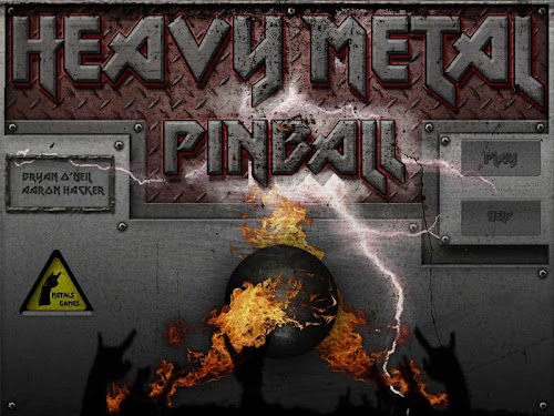 Android application Heavy Metal Pinball screenshort
