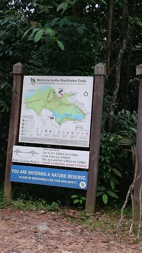 Welcome To Mac Ritchie Trail Sign 