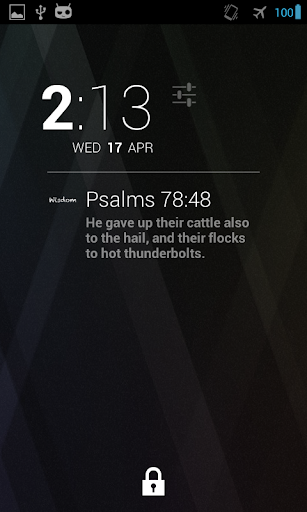 DashClock Bible Wisdom