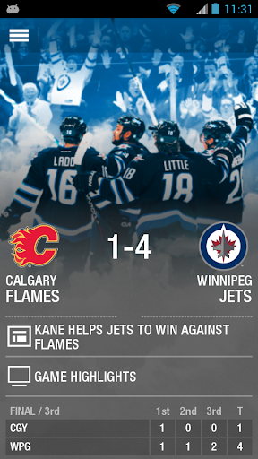 The Winnipeg Jets App