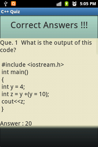 【免費教育App】C++ Quiz-APP點子