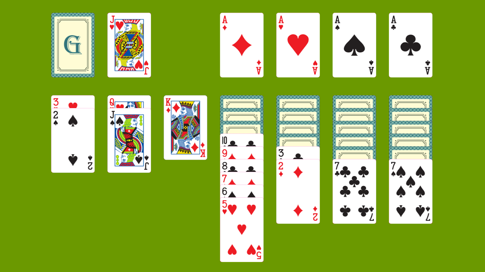 Online solitaire - google