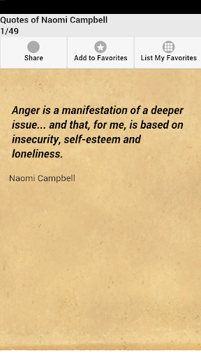 Quotes of Naomi Campbell