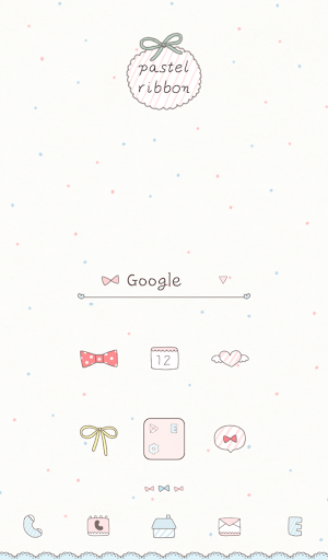 pastel ribon dodol theme