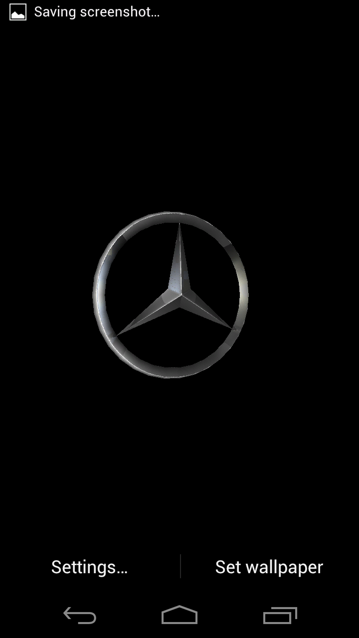 Android application Mercedes 3D Live Wallpaper screenshort