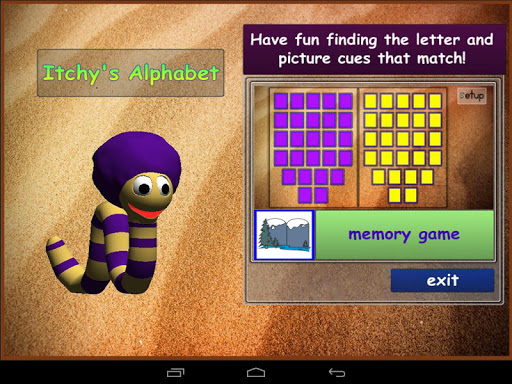 Itchy's Alphabet Memory Lite