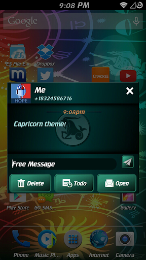 Capricorn Theme for GO SMS