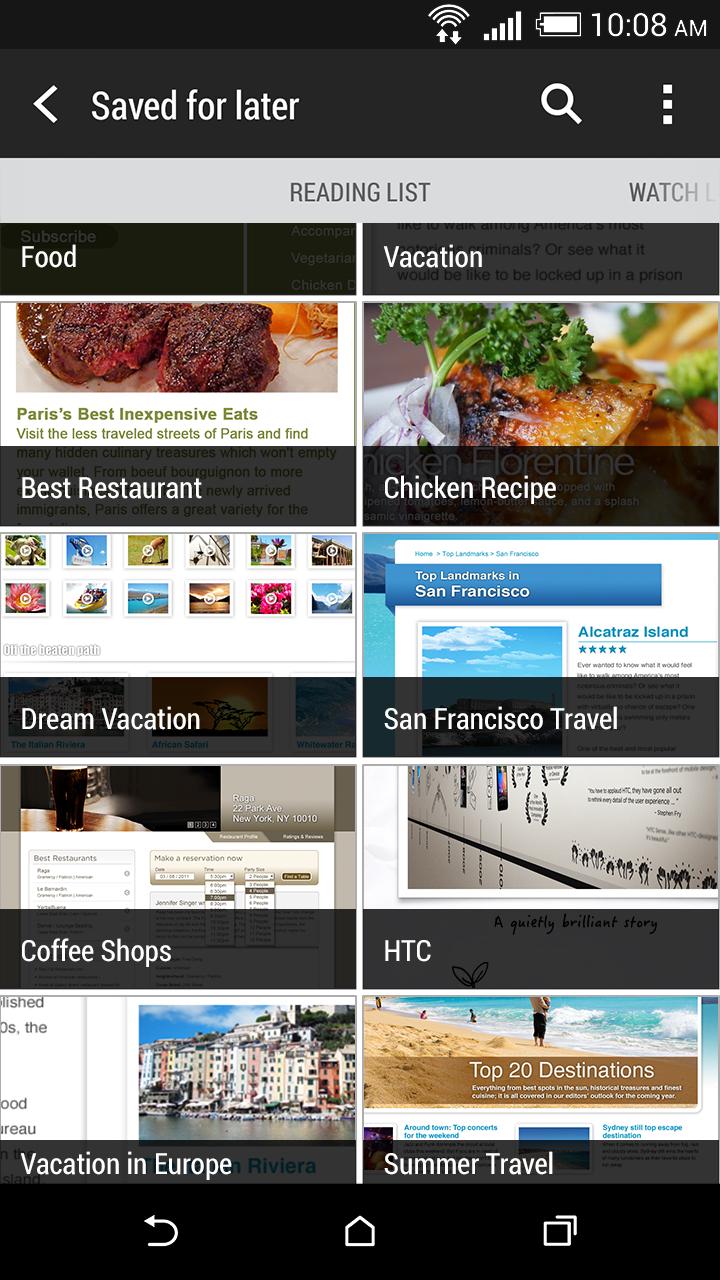 HTC Internet Screen 3