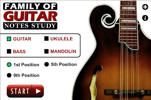 Guitar Family Note Study