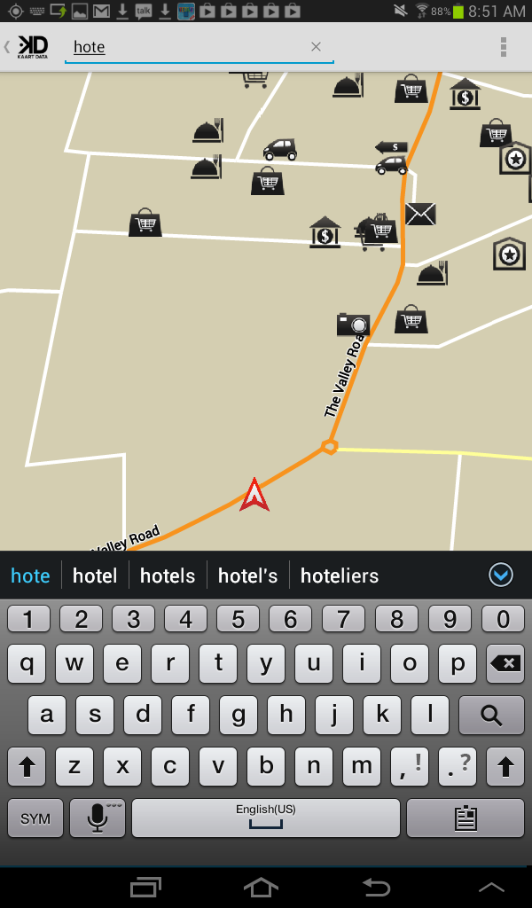 Sri Lanka GPS Map Screen 3