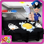 Police Car Wash Salon -Cleanup Apk